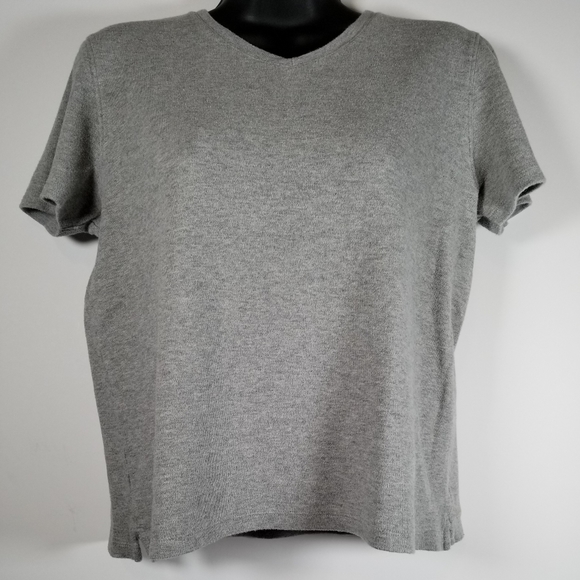 Pair of Solid Dressy T-Shirts, Size SP - Picture 4 of 7